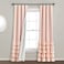 Lush Decor Allison Ruffle 100 Blackout Window Curtain Single 40 W x 84 L Blush Pink Blackout Curtains for Bedroom or Nursery Coquette Curtains