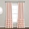 Lush Decor Allison Ruffle 100 Blackout Window Curtain Single 40 W x 84 L Blush Pink Blackout Curtains for Bedroom or Nursery Coquette Curtains