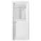 YSYY Blackout Door Curtains for Door Windows Offer PrivacyFront Sidelight CurtainDrillFreeEasy Installed Window Curtains Greyish White1 Panel 24 x 38