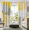 Asuexpect Yellow Window Curtain Yellow Grey Abstract Thermal Insulating Drapes Rust Art Treatment Drapes Modern Curtains for Living Room Bedroom Hotel 52 x 84 2 Panels