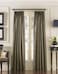 Curtainworks 1Q800004BZ Marquee Faux Silk Pinch Pleat Curtain Panel 30 by 144 Bronze