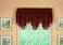 Today's Curtain Todays Curtain Emelia Original Voile Ascot 25 Burgundy 40 W x 25 L