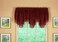 Today's Curtain Todays Curtain Emelia Original Voile Ascot 25 Burgundy 40 W x 25 L
