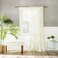 Archaeo 100 Cotton Sheer Curtain 50 x 84 Cream