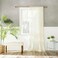 Archaeo 100 Cotton Sheer Curtain 50 x 84 Cream
