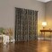 Sun Zero Ambridge 2Pack Embroidered Botanical Leaf Pleated Look 100 Total Blackout Back TabRod Pocket Curtain Panel Pair Steel Gray 50 W x 84 L 2 Panels