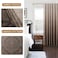 DWCN Brown Blackout Curtains 84 inches Length Ombre Damask Patterned Back TabRod Pocket Window Drapes with Tiebacks Thermal Insulted Curtains for BedroomLiving Room 2 Panels W52 x L84