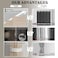 Jilron Accordian Door CurtainInstall Adhesive Track 100 Blackout Doorway CurtainsSuitable for BedroomClosetInterior Room DividerBeige 43 W78 L1 Piece