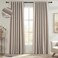 Topfinel Light Blocking Rustic 96 Inch Long Linen Curtains 2 Panel Set Modern Farmhouse Curtains for Living Room Room Darkening Tab Top Textured Noise Reduction Drape 8FT HookRing Included