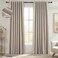 Topfinel Light Blocking Rustic 96 Inch Long Linen Curtains 2 Panel Set Modern Farmhouse Curtains for Living Room Room Darkening Tab Top Textured Noise Reduction Drape 8FT HookRing Included