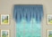 Today's Curtain Todays Curtain Emelia Original Voile Ascot 25 Wedge Blue 40 W x 25 L