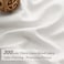 PleatedDrapes Linen Sheer Curtains 108 Inches Long 2 Panels Natural Beige White Floor to Ceiling Double Pinch PleatedBack Tab Boho Light Filtering Semi 9FT for Large Window OfficeLiving RoomBedroom Ae