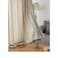 AZIMUZIXI Retro Rustic Cotton and Linen Light Filtering Plaid Curtains for Living Room Dining RoomRop Pocket SemiShading Window Curtains Set 2 Panels BrownW39L84