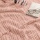 Comfy Cubs Muslin Throw Blanket 50 x 60 Quilted Design Lightweight Breathable 6Layer Gauze Fabric Soft Cotton Blanket for Home or Travel Packaged in Elegant Gift Box Blush