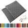 TREELY 100 Cotton Knitted Throw Blanket Couch Cover Blanket50 x 60 Inches Dark Grey