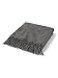 State Cashmere Home Throw Blanket with Decorative Fringe 100 Pure Cashmere Ultra Soft Accent Blanket for Couch Sofa Bed City Smoke 60x50