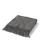 State Cashmere Home Throw Blanket with Decorative Fringe 100 Pure Cashmere Ultra Soft Accent Blanket for Couch Sofa Bed City Smoke 60x50