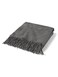State Cashmere Home Throw Blanket with Decorative Fringe 100 Pure Cashmere Ultra Soft Accent Blanket for Couch Sofa Bed City Smoke 60x50