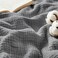 Bedsure 100 Cotton Muslin Throw Blanket Large 50x70 Inches 4Layer Breathable and Lightweight Thin Soft Summer Gauze Muslin Blankets for Adults Grey Boho Cotton Throw for Couch