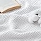 Bedsure 100 Cotton Muslin Throw Blanket Large 50x70 Inches 4Layer Breathable and Lightweight Thin Soft Summer Gauze Muslin Blankets for Adults PureWoven Boho Cotton Throw for Couch White