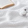 Bedsure 100 Cotton Muslin Throw Blanket Large 50x70 Inches 4Layer Breathable and Lightweight Thin Soft Summer Gauze Muslin Blankets for Adults PureWoven Boho Cotton Throw for Couch White