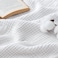 Bedsure 100 Cotton Muslin Throw Blanket Large 50x70 Inches 4Layer Breathable and Lightweight Thin Soft Summer Gauze Muslin Blankets for Adults PureWoven Boho Cotton Throw for Couch White