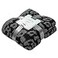 bearberry Fuzzy Leopard Knitted Throw Blanket Soft Cozy Warm Microfiber Blanket for Couch Sofa Bed TravelGraphiteCarbon 50x60