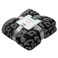 bearberry Fuzzy Leopard Knitted Throw Blanket Soft Cozy Warm Microfiber Blanket for Couch Sofa Bed TravelGraphiteCarbon 50x60