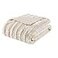 Madison Park Duke Luxury Long Faux Fur Throw Ivory 5060 Premium Soft Cozy Brushed Long Faux Fur For Bed Coach or Sofa