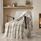 EverGrace Plaid Chenille Throw Blanket for Couch Super Soft Cozy Decorative Farmhouse Plaid Throw with Tassels Lightweight Chenille Knit Throw for Bed Sofa Gift Home Decor Beige 50x60