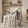 EverGrace Plaid Chenille Throw Blanket for Couch Super Soft Cozy Decorative Farmhouse Plaid Throw with Tassels Lightweight Chenille Knit Throw for Bed Sofa Gift Home Decor Beige 50x60