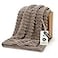 Bedsure GentleSoft Light Brown Fleece Blanket for Couch Cozy Soft Blankets for Women Cute Small Throws for Girls 50x70 Inches