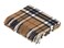 Moon Wool Plaid Throw Blanket Merino Labmswool Camel Thompson Tartan Made in UK