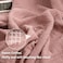SimpleOpulence SimpleOpulence Cotton Muslin Throw Blanket for Bed Couch Knit Woven Gauze Blanket with Tassels Soft Lightweight Cozy PreWashed Breathable Farmhouse Decoration for AllSeason Dusty Rose