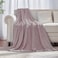 JIAHANNHA Dusty Rose Purple Pink Throw Blanket Fleece Blanket 60x80Super Soft Cozy Plush Throw Blanket for Couch Sofa BedWarm and Lightweight Bed Blankets for Adults