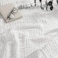 Comfy Cubs Muslin Blanket for Adults King 108 x 90 6 Layer Soft Breathable Lightweight Muslin Adult Blanket Machine Washable Designed in The US Bedding for All Seasons White