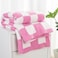 Carriediosa Checkered Throw Blanket 50 X 60 400GSM Ultra Soft Microfiber Fuzzy Fluffy Reversible Cute Preppy Knitted Blankets Cozy Plush Fall Throws for Couch Bed Sofa Hot Pink