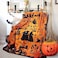 Metawu Witch Blanket Halloween Throw Blankets for Women Witch Flannel Fleece Blankets for Couch Sofa Bed Chair Decor Halloween Decorations Blanket 50x60in