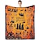 Metawu Witch Blanket Halloween Throw Blankets for Women Witch Flannel Fleece Blankets for Couch Sofa Bed Chair Decor Halloween Decorations Blanket 50x60in