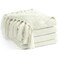 LONG CREATE Chenille Throw Blanket for Couch 50X 60 Soft Cozy Throws with Fringe Tassel for Bed Sofa Chair Cover Lightweight Knitted Decorative Boho Blankets for Living Room Ivory White