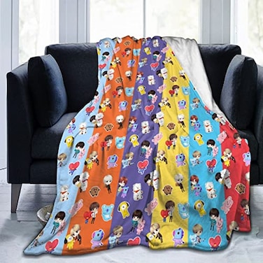 Bttwoonlk Blanket Soft Cozy Flannel Warm Throw Blanket Unique Gifts Room Decor Blanket