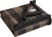 Eddie Bauer Throw Blanket Yarn Dyed Cotton Bedding with Solid UltraSoft Sherpa Reverse Throw Blanket for Couch Bed Cabin Plaid Brown 50 x 60