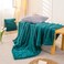 YUSOKI Sherpa Large Throw Blanket Single LayerLight Weight17lb320GMS3D Stylish Design for Gift Home Decor Teal50x65