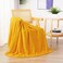 Linecooo Yellow Fleece Throw Blanket 5060 for Couch Sofa BedSuper Soft Cozy Plush Microfiber Flannel Blanket with 3D Stripes Lightweight for AdultsWomanGirlsGold