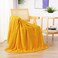 Linecooo Yellow Fleece Throw Blanket 5060 for Couch Sofa BedSuper Soft Cozy Plush Microfiber Flannel Blanket with 3D Stripes Lightweight for AdultsWomanGirlsGold