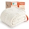 Bedsure GentleSoft Fleece Throw Blanket for Women Super Soft Cozy Fluffy Blankets for Girls Ideal for Couch Bed White 50x70 Inches