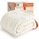 Bedsure GentleSoft Fleece Throw Blanket for Women Super Soft Cozy Fluffy Blankets for Girls Ideal for Couch Bed White 50x70 Inches