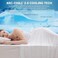 Elegear Revolutionary Cooling Throw Blanket Absorbs Heat to Keep Body Cool for Night Sweats Double Sided ArcChill30 Cool Fiber QMax05 Lightweight Summer Cold Blankets Sleeping 51 x 67