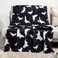Artlunar Gothic Bat Pattern Throw Blanket Soft Flannel Spooky Home Decor for Couch Bed 50 x 60