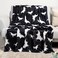 Artlunar Gothic Bat Pattern Throw Blanket Soft Flannel Spooky Home Decor for Couch Bed 50 x 60